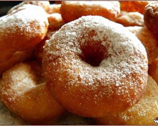 Шоколадно-кокосовые пончики