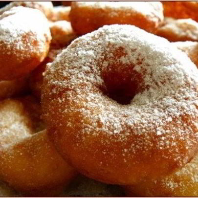 Шоколадно-кокосовые пончики