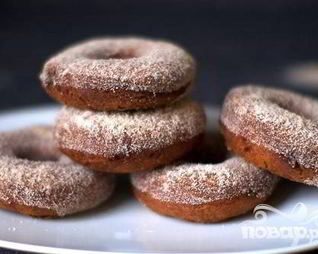 Яблочные пончики