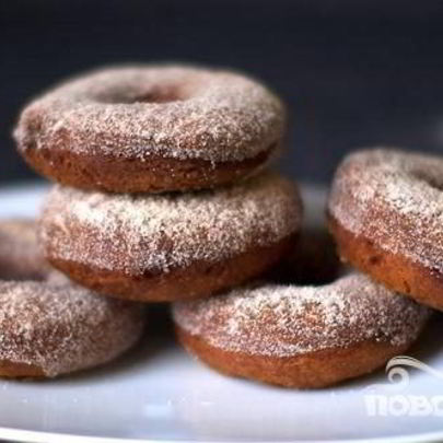 Яблочные пончики