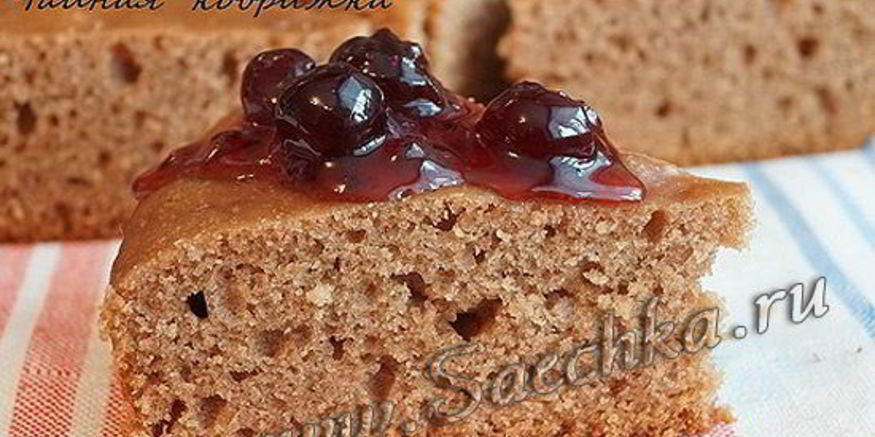 Рецепт чайной коврижки постной