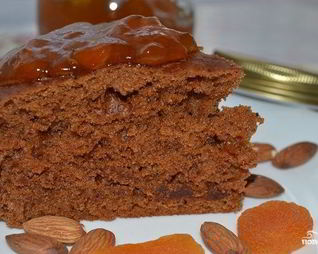 Коврижка с вареньем в мультиварке