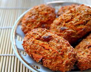 Морковно-апельсиновые пряники с начинкой из сухофруктов