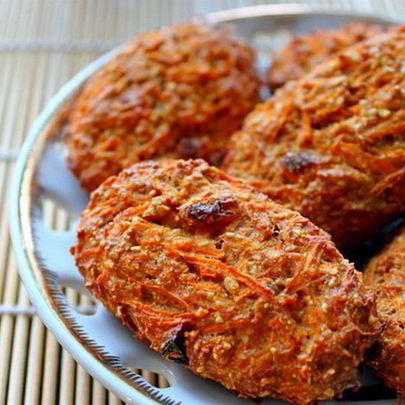 Морковно-апельсиновые пряники с начинкой из сухофруктов