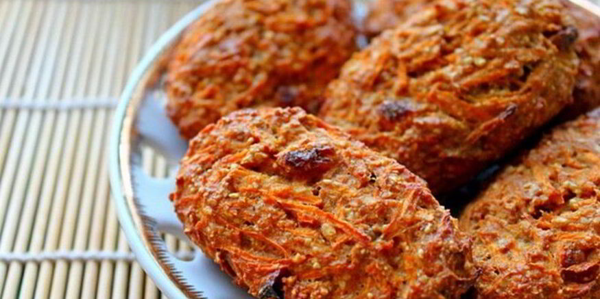 Рецепт морковна-апельсиновых пряники с начинкой из сухофруктов