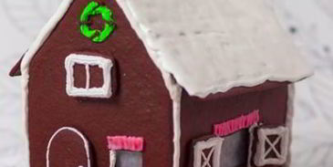 новогодний пряничный домик