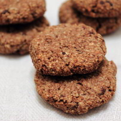 Овсяные пряники с черносливом и миндалем