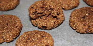 овсяные пряники с черносливом и миндалем