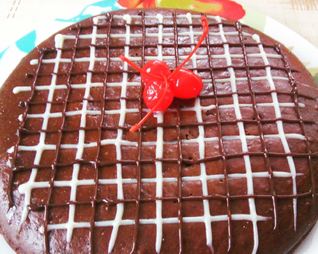 Постная шоколадная коврижка