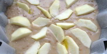 постная яблочная коврижка