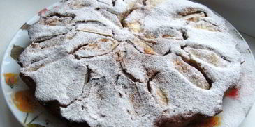 постная яблочная коврижка