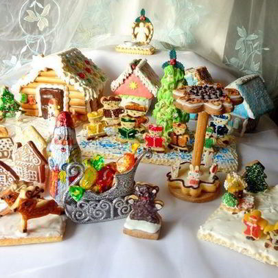 Пряничная Рождественская деревня