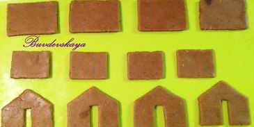 пряничный домик на кружку