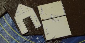 пряничные домики на чашки