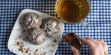 шоколадные пряники с трещинками