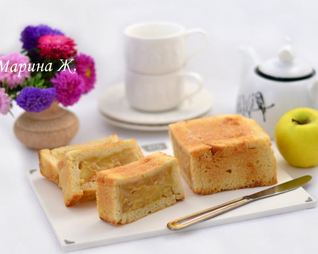 Французская яблочная шарлотка по-новому
