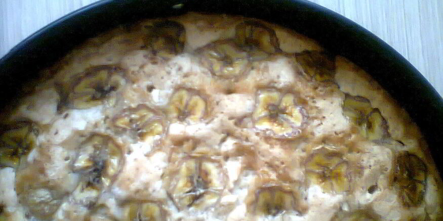 Рецепт пышной шарлотки с грушами и бананом