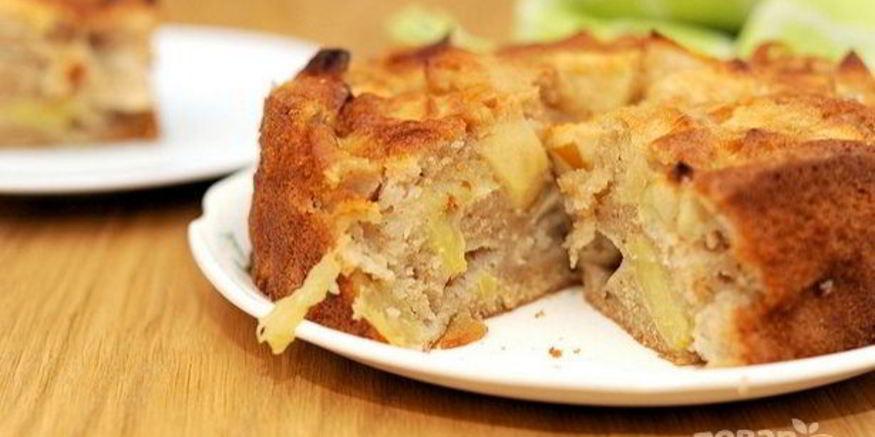 Рецепт пышной шарлотки