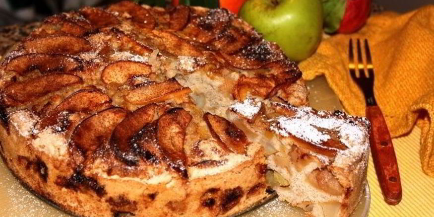 Рецепт шарлотки ароматной без масла