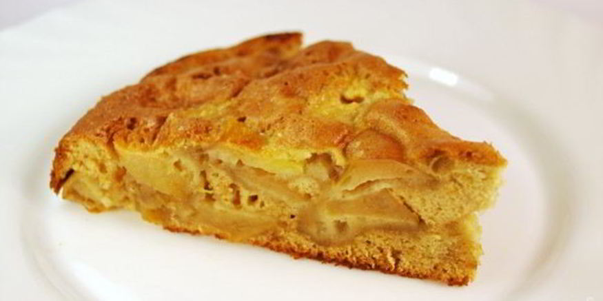 Рецепт шарлотки на молоке