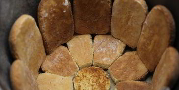 шарлотка с английским ванильным кремом