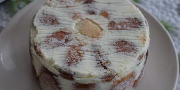 шарлотка с английским ванильным кремом