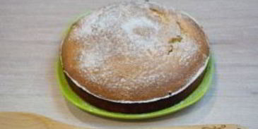 шарлотка с бананами