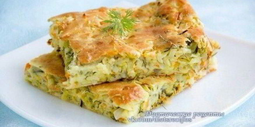 Рецепт шарлотки с капустой и морковью