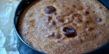 шарлотка с карамелью