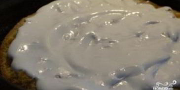 шарлотка с курагой