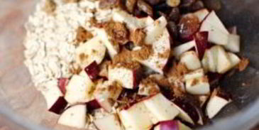 шарлотка с овсянкой