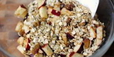 шарлотка с овсянкой