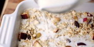 шарлотка с овсянкой