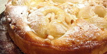 шарлотка с цельными яблочками