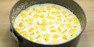 шарлотка с тыквой