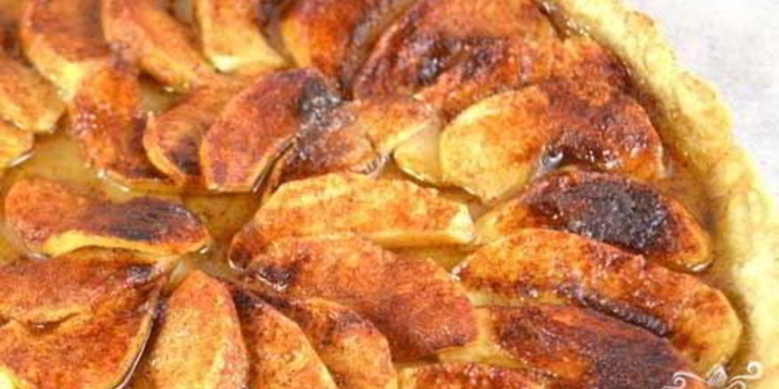 Рецепт шарлотки с яблоками открытая