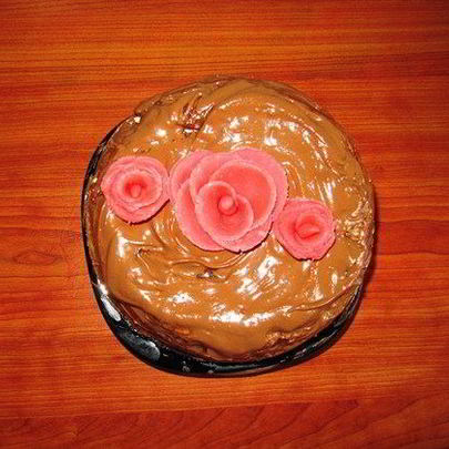 Шарлотка в шоколаде