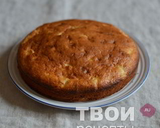 Творожная шарлотка