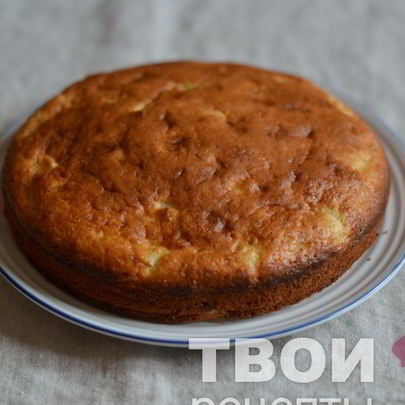 Творожная шарлотка