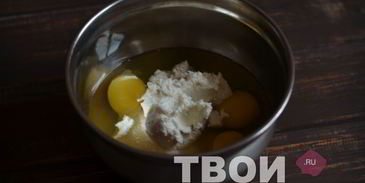 творожная шарлотка