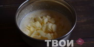 творожная шарлотка