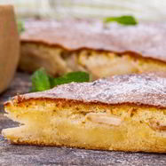 Рецепт Яблочной шарлотки на сковороде