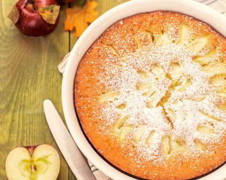 Яблочный пирог-шарлотка