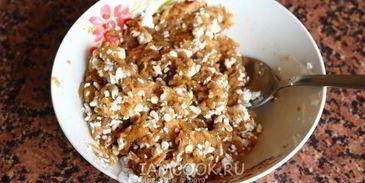 ленивый штрудель из лаваша с яблоками