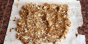 ленивый штрудель из лаваша с яблоками