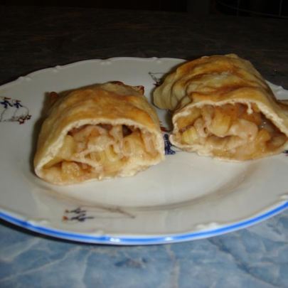 Постный яблочный штрудель