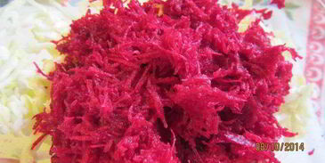 штрудель с капустой и свеклой