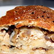 Рецепт Штруделя с курицей и грибами