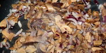 штрудель с курицей и грибами