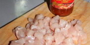 штрудель с курицей и грибами